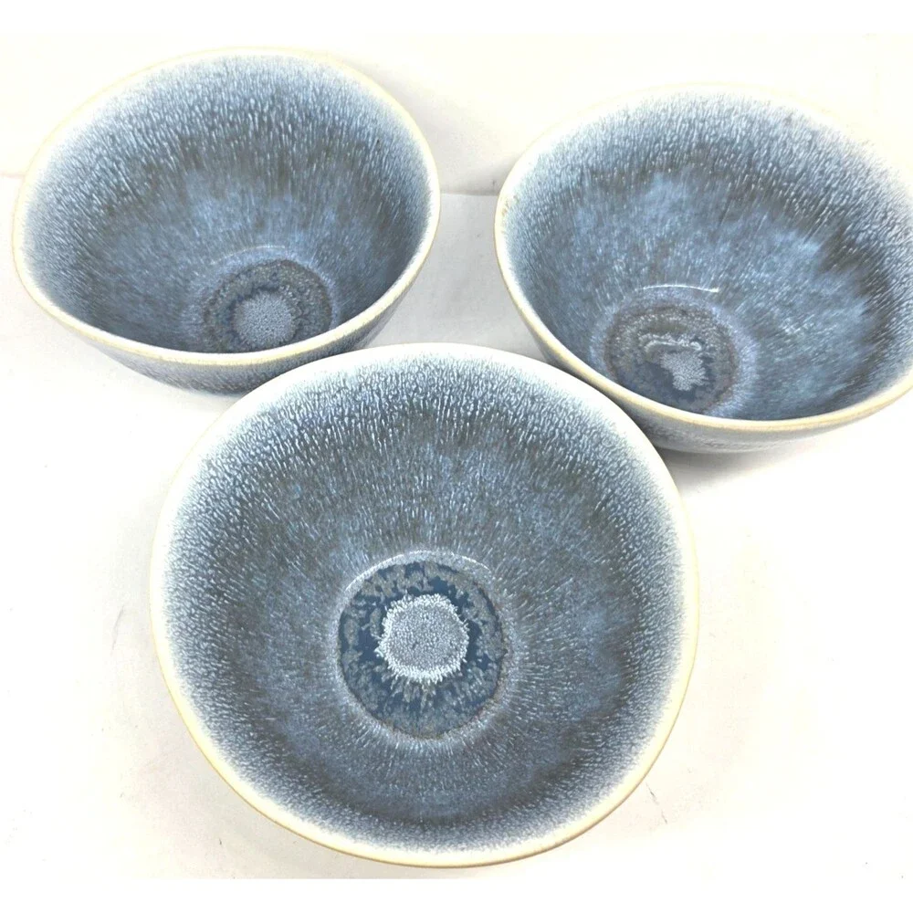 Sur La Table Cloud Blue Cereal Bowls 6